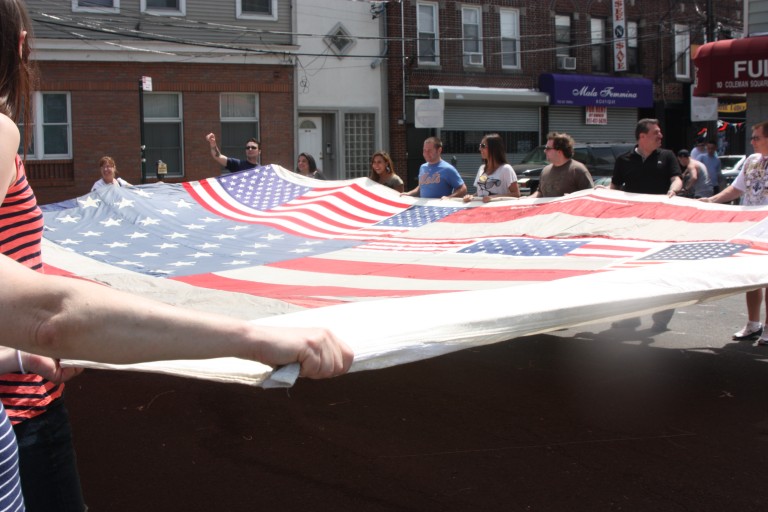 9/11 Flag Visits Coleman Square