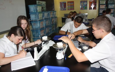Science Lab Comes to Ave Maria Catholic Academy