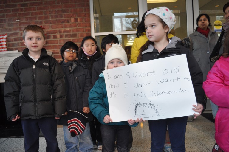 Students, Parents Ask for a Safer Route to School
