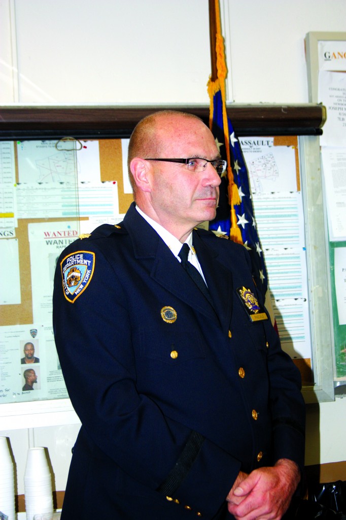 Deputy Inspector Thomas Pascale, who has served as the Commanding Officer of the 106th Precinct since 2010, will be leaving his command for a new assignment with Patrol Borough South-Brooklyn. File Photo