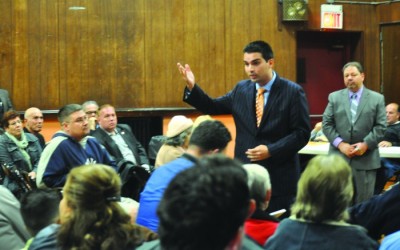 Addabbo and Ulrich Debate in Middle Village