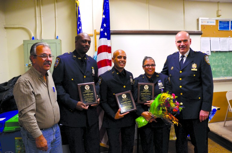Officers in the 106th Precinct Honored For Stopping Attempted Burglary