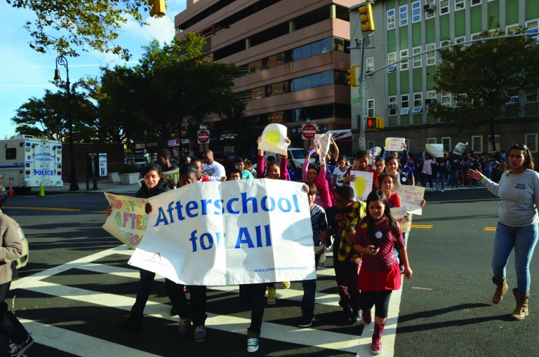 JHS 190 Students Rally for Afterschool Programs