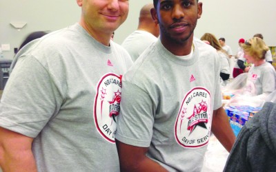 Scott Baron Joins NBA Cares — Howard Beach attorney volunteers at Houston Food Bank