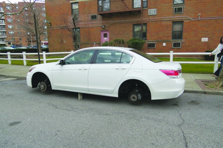 A Wheel Pain… Rim thefts continue to plague car owners, police