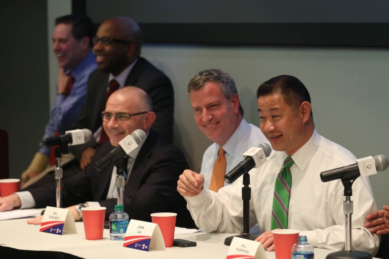 At Queens College Debate, Candidates Talk Stop-and-Frisk, Rebuilding After the Hurricane and Education