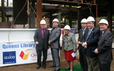 New Queens Library at Elmhurst Is “Topped Out”