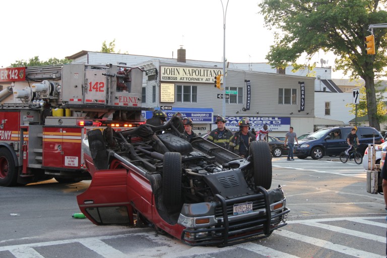 Ozone Park Accident Sends Two to Hospital, Snarls Traffic