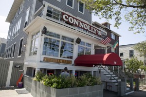 Connolly’s is an Irish bar located on Beach 95th Street. Inside is a palpable history, and you can see it living on the walls. There are mixed drinks, beers on tap, a dartboard, and a television.