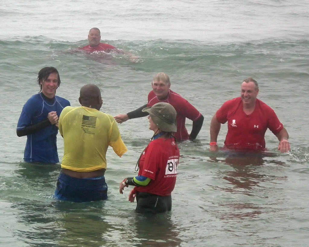 Wounded Warriors having fun in the water. Photos by Joshua Ryan