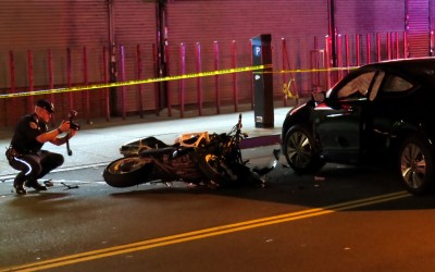 Motorcyclist in Coma – Bike strikes car on liberty