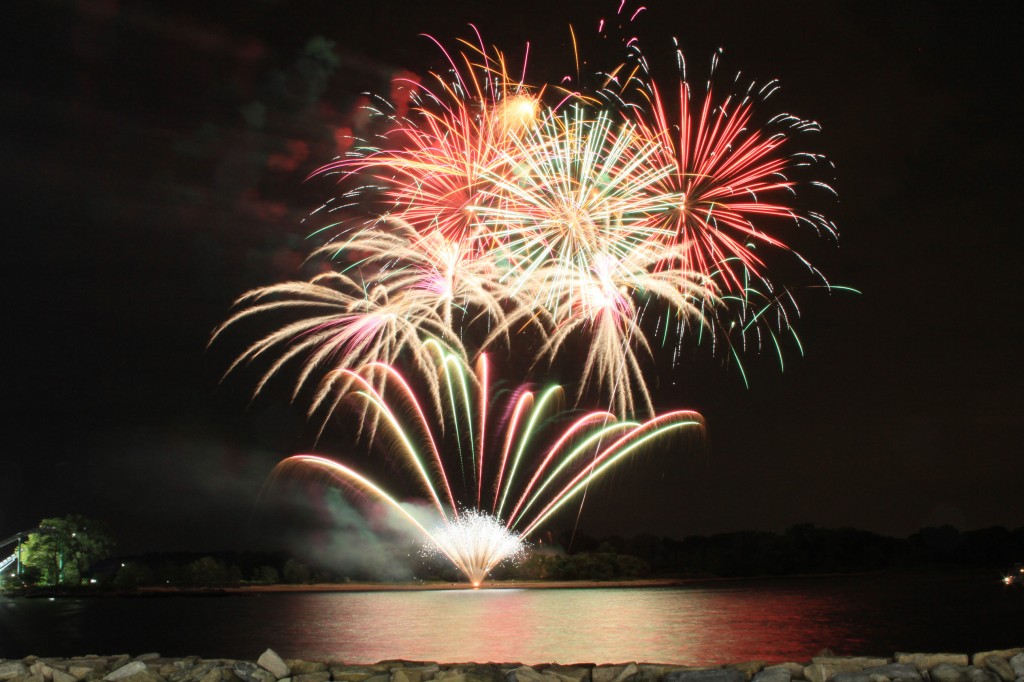 The fireworks at Rye Playland are scheduled for every Wednesday and Friday evening now through August.