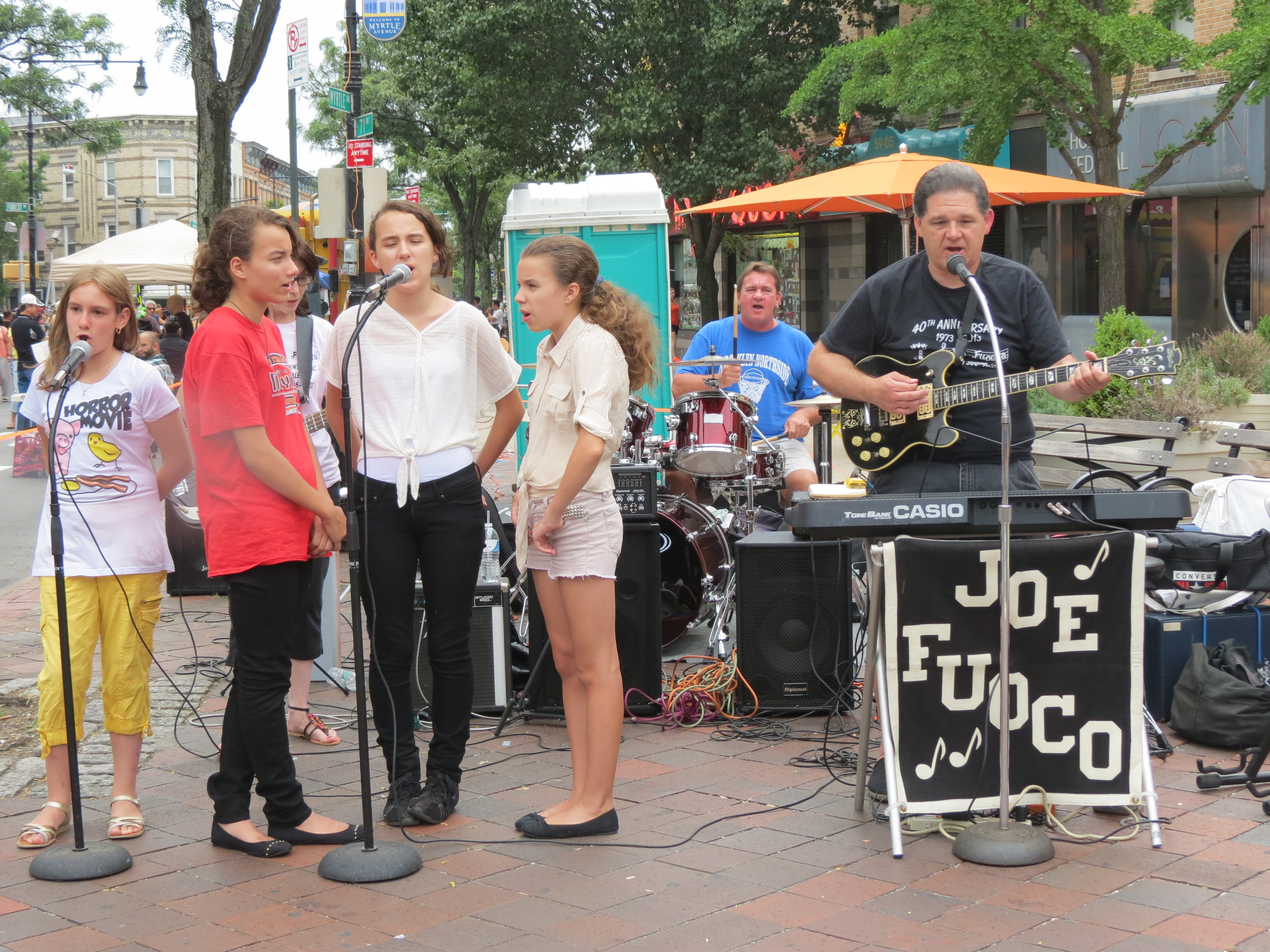Joe Fuoco and his band entertained the crowd with classic rock hits throughout the day.