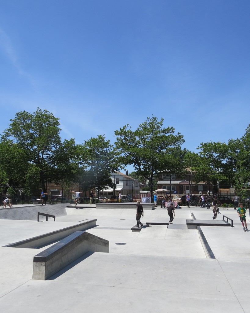 Woodhaven residents said a civilian patrol could help deter crime in places like the London Planetree skate park, where gang members have allegedly set up shop. Anna Gustafson/The Forum Newsgroup