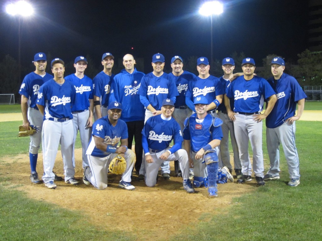 The MidVille Dodgers are celebrating yet another successful season. Photo Courtesy Robert Holden