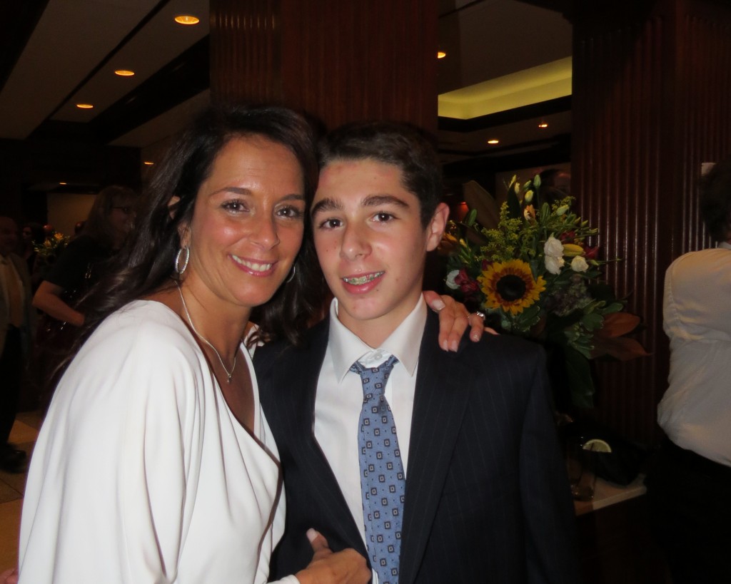 Linda Buononcountri-Gurino and son Anthony