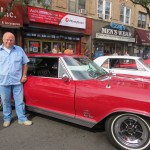 Kenny Vasti, of Patchogue, L.I., shows off his 1965 Buick Riviera at the festival, where numerous classic car owners exhibited models from decades ago. "I used to work for Buick in '65, and I loved this car then, but I couldn't afford it. I waited 45 years to get this," smiled Vasti, who bought the car four years ago.