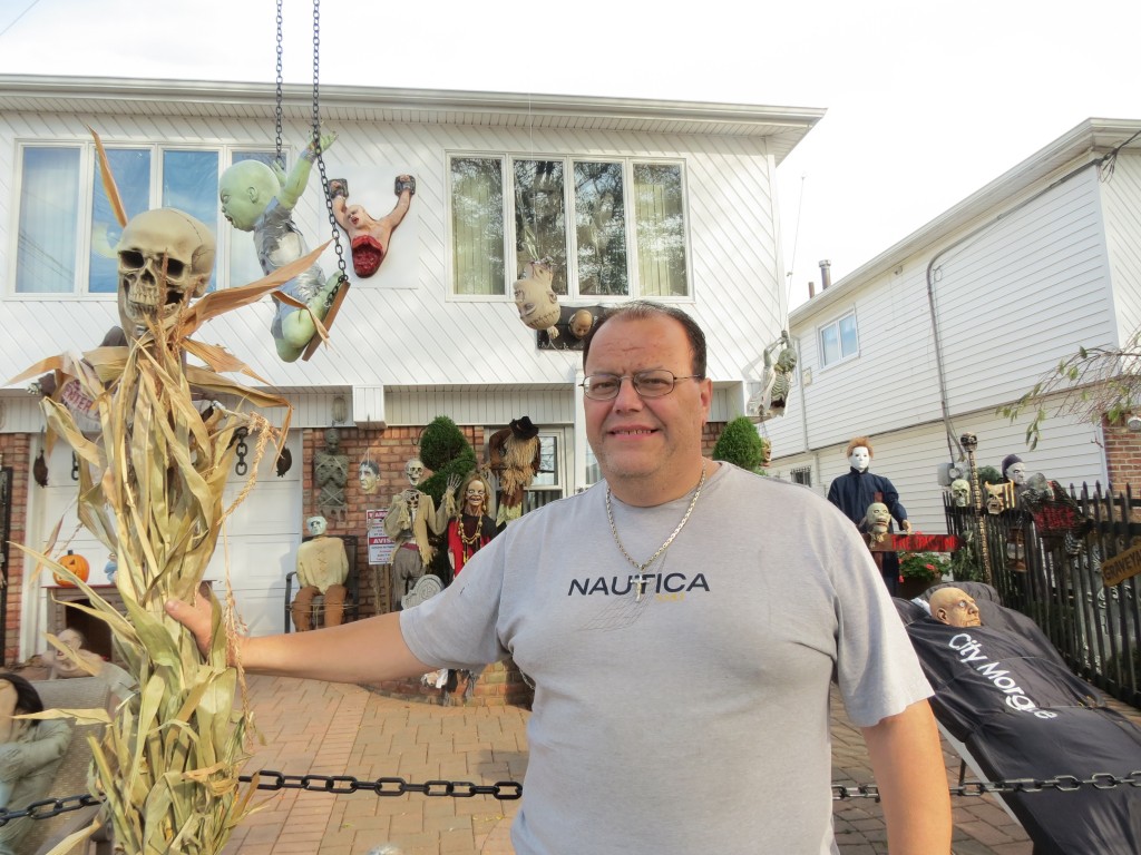 For 15 years, Nick Colavito has been collecting decorations for one of his favorite times of the year - Halloween.