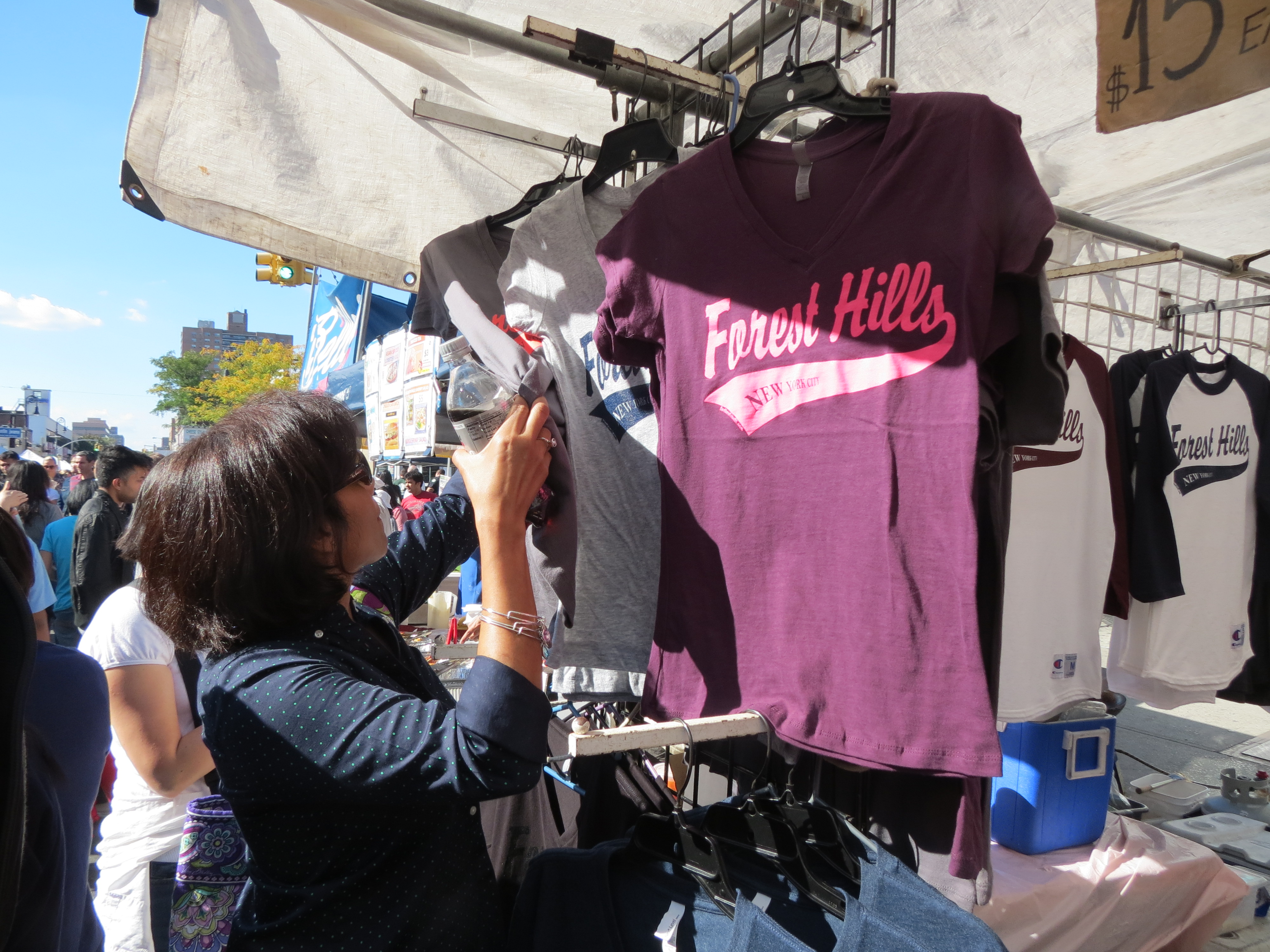 Forest Hills T-shirts from Ink Stain Inc. flew off the racks at the festival.