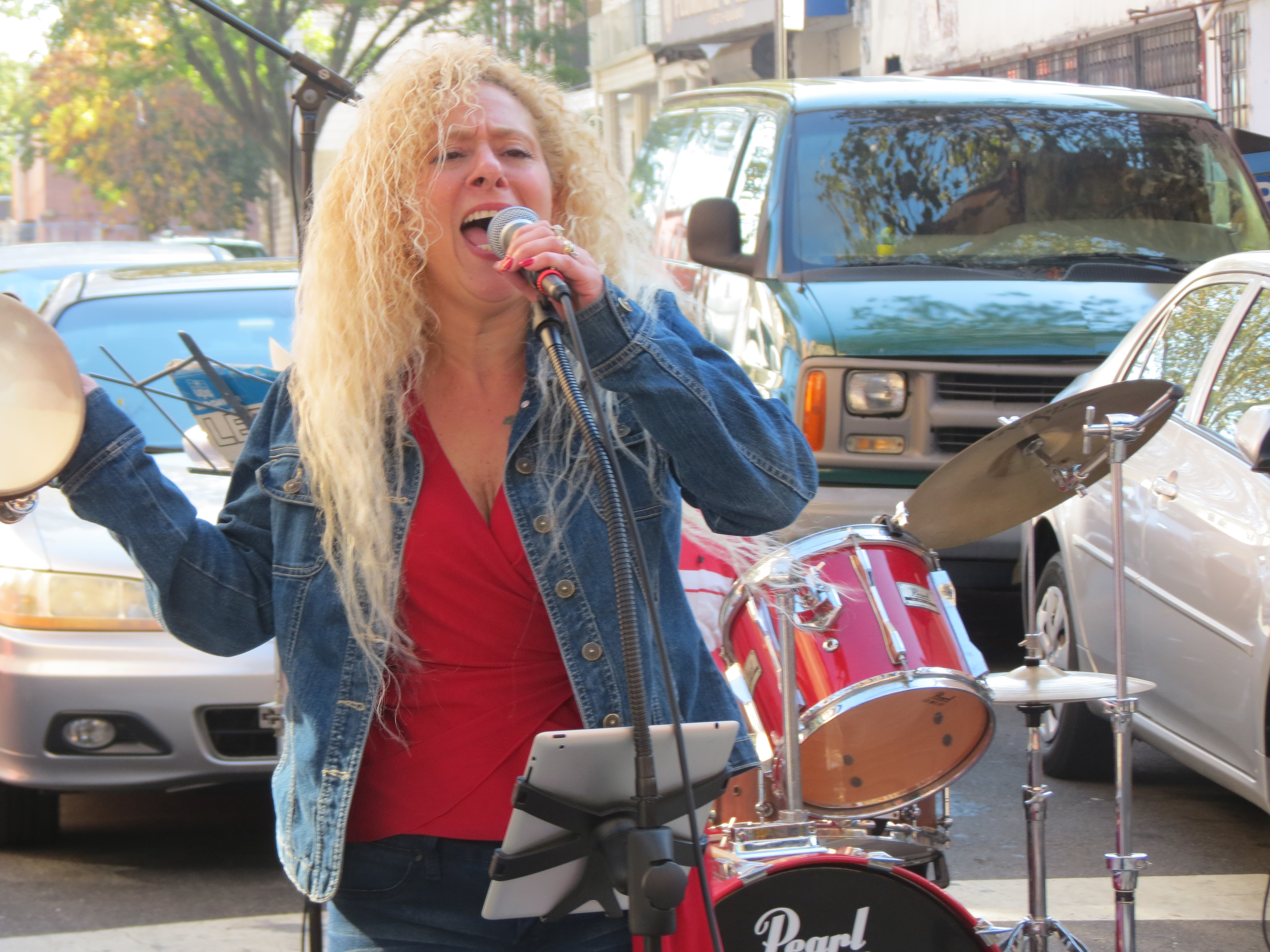 Plastic Soul, a Woodhaven-based band, entertained the crowds with classic rock and roll tunes.
