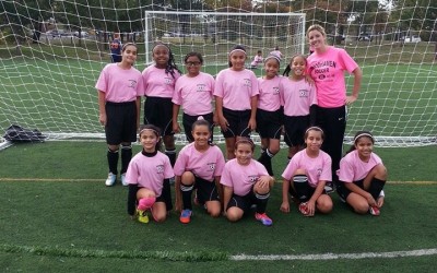 From A Sea of Pink, Woodhaven Soccer Club Wages War on Breast Cancer