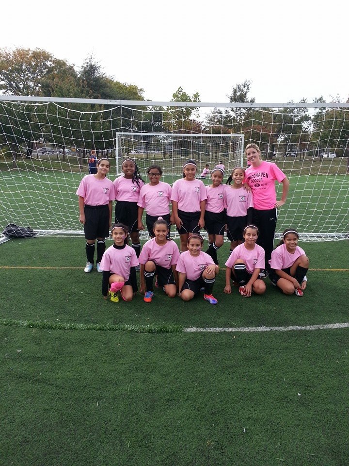 From A Sea of Pink, Woodhaven Soccer Club Wages War on Breast Cancer