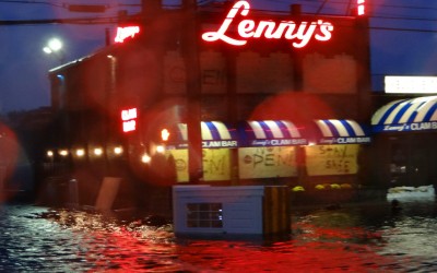 Once filled with Sandy’s water, Lenny’s Clam Bar now thrives