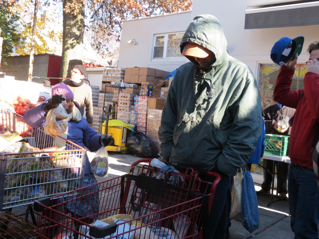 The number of people seeking help from the pantry has increased to more than 800 families each week. About 1,000 families received free Thanksgiving turkeys this past Saturday.
