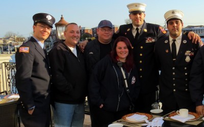 A Breakfast For Champions – Vetro’s host’s area first responders for breakfast, WPIX holds morning broadcast live