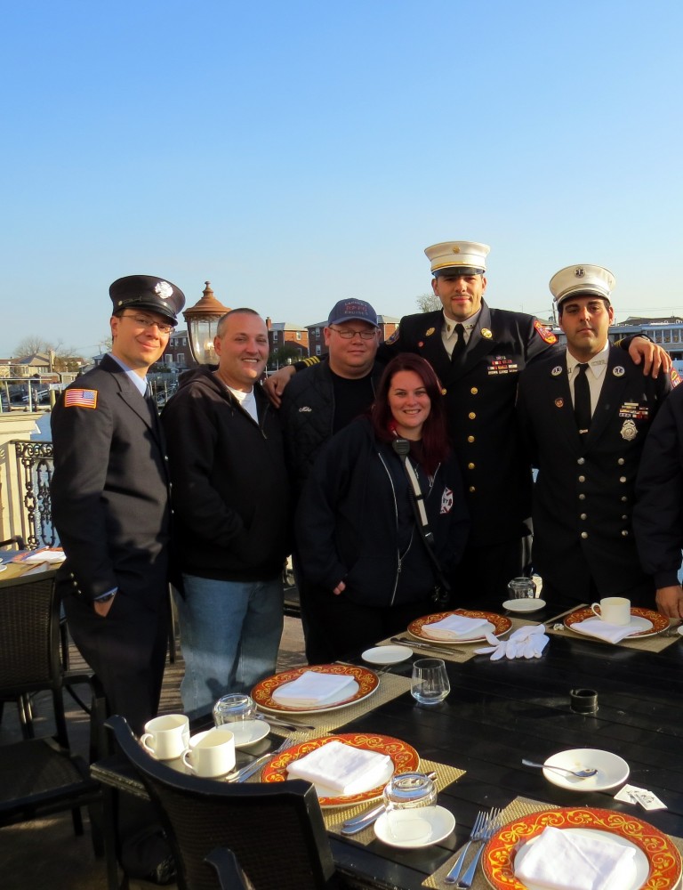 A Breakfast For Champions – Vetro’s host’s area first responders for breakfast, WPIX holds morning broadcast live