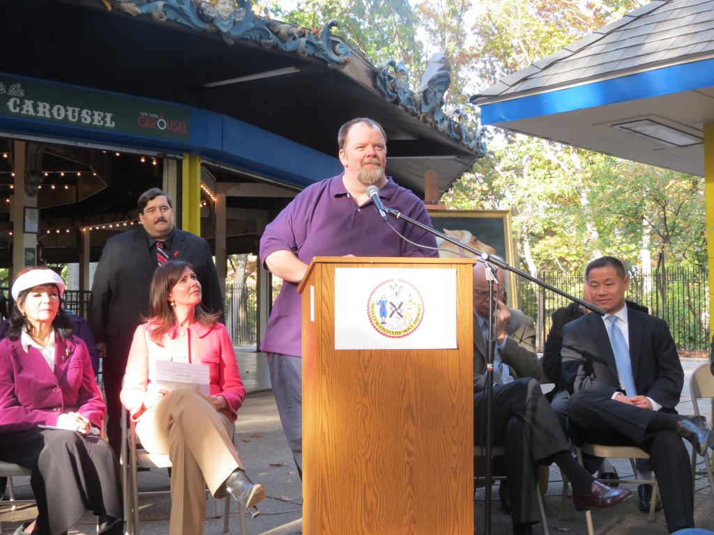 Woodhaven Residents' Block Association President Ed Wendell said he was thrilled that the carousel has been landmarked, ensuring the historic spot will be there for years to come.