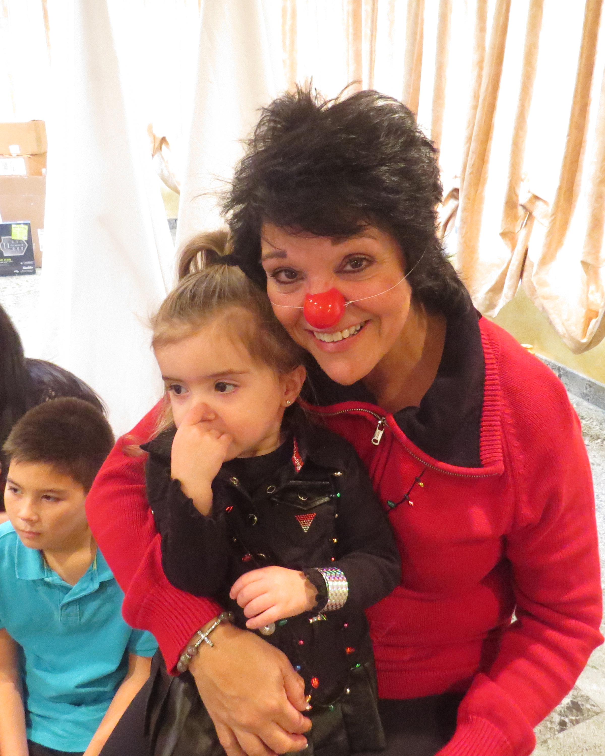 Although Gianna came with Grandma Teresa, it looks like she’s going home with Rudolph.