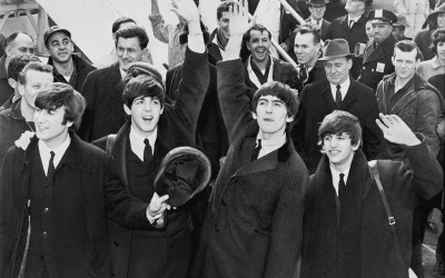 At JFK Airport, Beatles fans celebrate 50th anniversary of British invasion