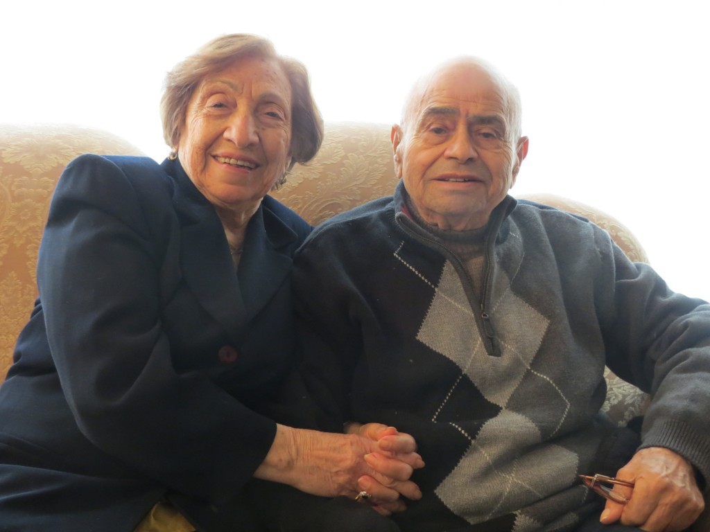 Antonio and Filomena Fossari met when they were growing up in Calabria, Italy. On March 10, the Howard Beach couple will celebrate their 60th wedding anniversary.  Photo by Anna Gustafson