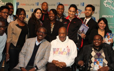 Bill Cosby, Frank Savage hold court at York College