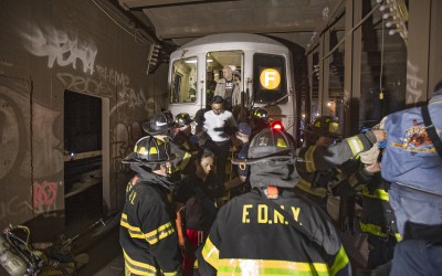 F Train Derails in Woodside, Injuring 19