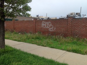 Property on 92nd Street between 156th and 157th avenues is often plagued with graffiti, neighbors said. Forum Photo