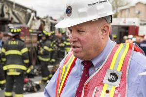 MTA Chairman and CEO Thomas Prendergast vowed that his agency would thoroughly investigate the accident. Photo by Patrick Cashin/MTA