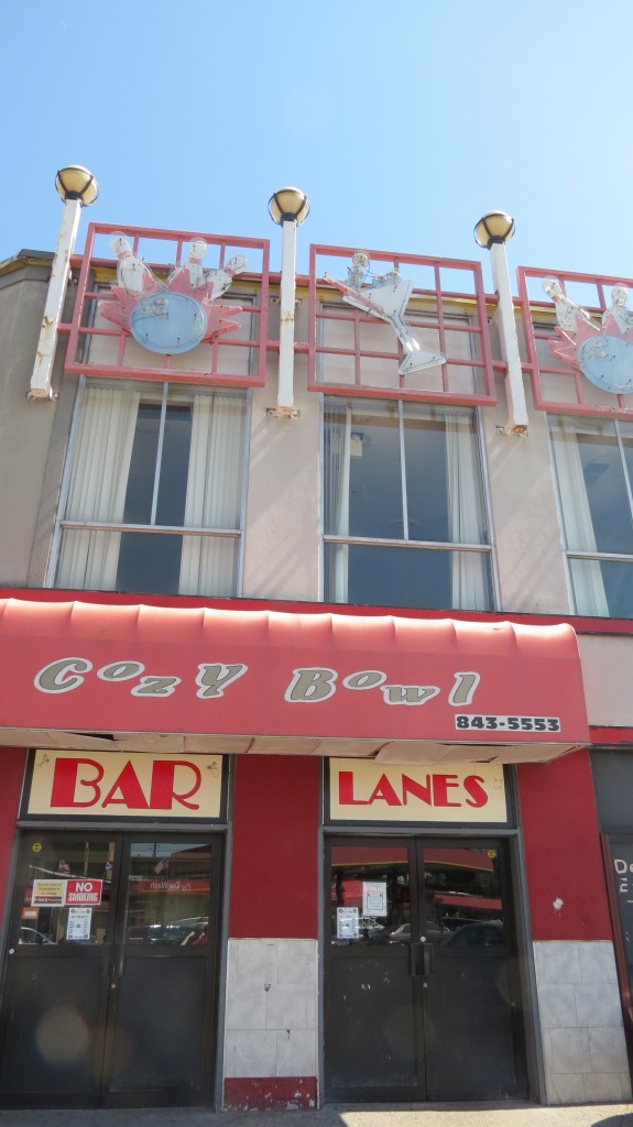 Three men stolen thousands of dollars in prize money from Cozy Bowl in Ozone Park last week, police said.   Photo by Anna Gustafson