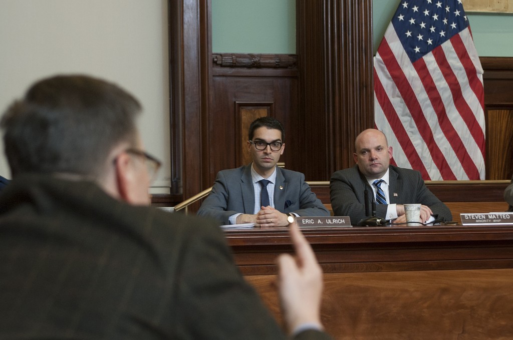  Councilman Eric Ulrich is the only Republican elected into public office in Queens, and Republicans say they are trying to mend tension within the party in order to change that. Photo by William Alatriste/NYC Council