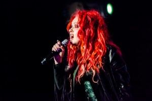 The now world-famous Cyndi Lauper grew up in a railroad apartment in Ozone Park, not far from the Singer Sewing Machine factory.  Photo courtesy Kat Villacorta