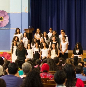 MS 202's third annual Bloomin' Arts Festival showcased the students' impressive talents. Photos courtesy MS 202 