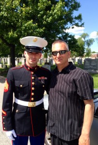 Anthony Naimoli, Robert's great nephew, has two sons in the Marines.  Photos courtesy Michael Namely