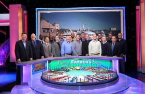 Pete McNally, a longtime Howard Beach resident, on the set of "Wheel of Fortune" in Los Angeles at the end of March. His appearance will be shown this Friday, June 13. Photo courtesy Wheel of Fortune
