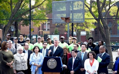 Mayor Touts $130 Million Community Parks Initiative