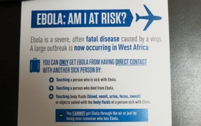 Borough Board Concerned with City Ebola Info Card