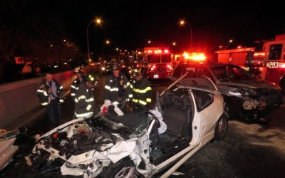 Six-Car Crash in Woodhaven Leaves Nine Injured