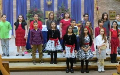 Students Shine at St. Helen Christmas Pageant