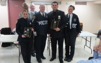 Partners Chase Down 102nd Precinct Cop of the Month Awards