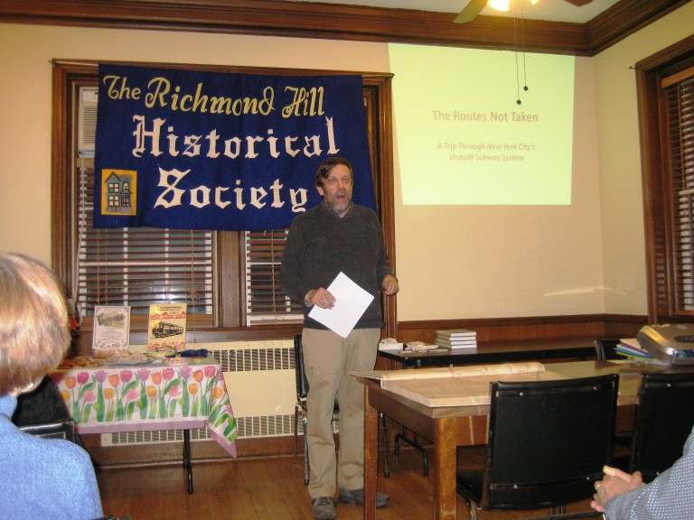 Subway Historian Visits Richmond Hill Historical Society